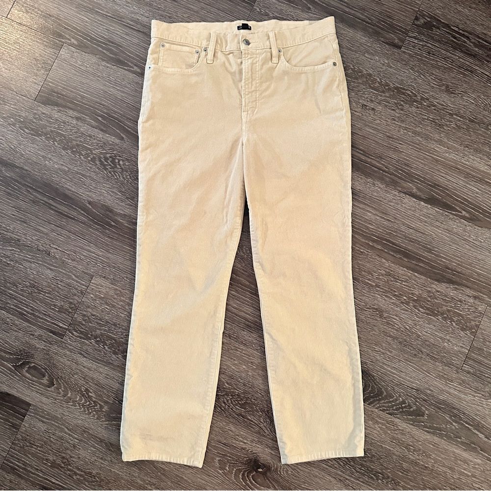 J. Crew Straight Leg Corduroy Pants